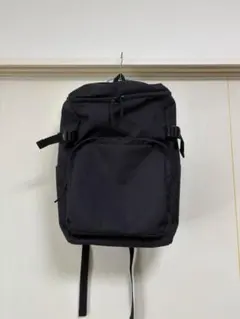 無印良品 肩の負担を軽くする 撥水上から開くリュックサック 黒