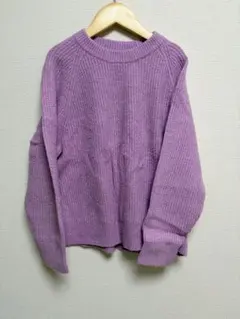 UNIQLO キッズ　紫　セーター130cm