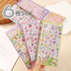 セール♡ 3D 平成レトロ ドロップ ぷっくりシール ぷくぷく 推し活 デコ