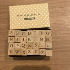 ミニモジスタンプセット（大文字・数字・記号）
