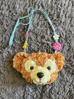 美品ダッフィーのお花のパスケース