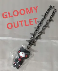 [OUTLET] GLOOMY 그루미 초커 블랙 목걸이 스탓즈