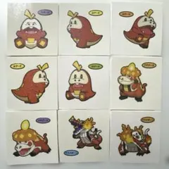 ポケモンデコキャラシール 9枚セット