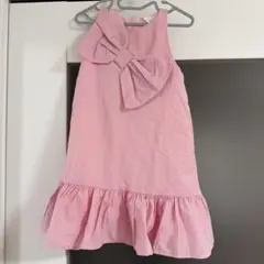 【新品/未使用】H&M ビッグリボンワンピース