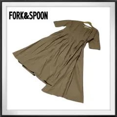 FORK&SPOON/アーバンリサーチドアーズ カシュクールワンピース ベージュ