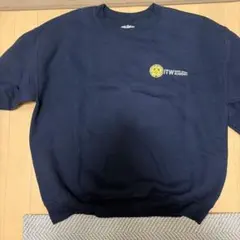 GILDAN スウェット トレーナー ネイビー カスタムワッペン L