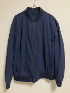 ZARA ネイビー MA-1ジャケット EUR XL