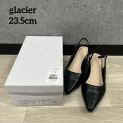 glacier【23.5cm】バックストラップパンプス ブラックのサムネイル