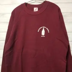 90s JERZEES カレッジ スタッフ スウェット USA古着 トレーナー