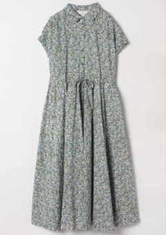 トゥービーバイアニエスベー★ フラワーロングシャツワンピース