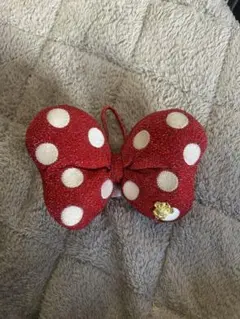ミニーマウス　リボンヘアバンド