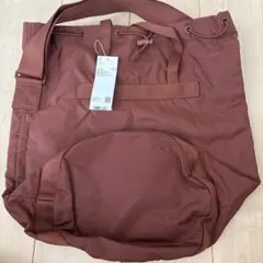 即購入歓迎　UNIQLO バケットバック　ブラウンのサムネイル