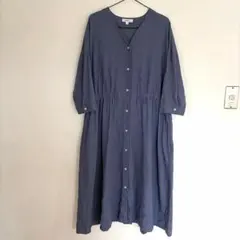 niko and ... シャツワンピース ブルー L 〜XL サイズ4