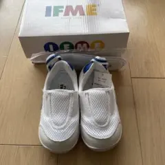 IFME 上履きシューズ 15.0 ホワイト/ブルー