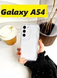 Galaxy A54★うねうねケース　可愛いケース　Galaxケースのサムネイル