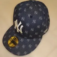 New Era 59FIFTY NY ヤンキース キャップ　デニム調