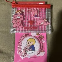 グルーミー、缶バッジ、ミニポーチセット