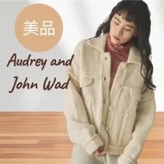 美品！Audrey and John WadペルーハンドニットGジャン風ブルゾン