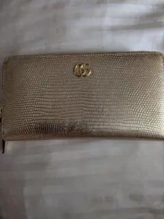 未使用品 GUCCI 長財布 456117 リザード ダブルG 518 - メルカリ
