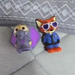 ズートピア★ニックとフィニックのソフビ