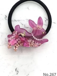 うさぎのヘアゴム・ストラップ✿*: ハンドメイドアクセサリー