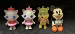 ディズニー4体セットキーホルダー