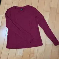 SHEIN　薄手リブニット