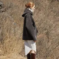 POSTELEGANT Reversible Mouton Hoodie