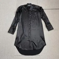 alexanderwang.t サテン ロングシャツ ブラックのサムネイル