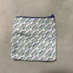 ロゴデザイン布製ポーチ