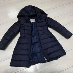 最終値下げ　美品　モンクレール ネイビー ダウンコート 濃紺　116cm