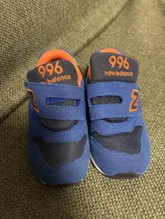 new balance 996 スニーカー　ブルー　オレンジ　14㎝