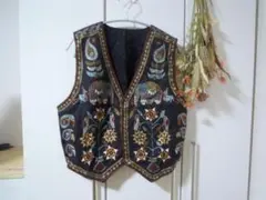 Aarong 刺繍入りコットンベスト Lサイズ