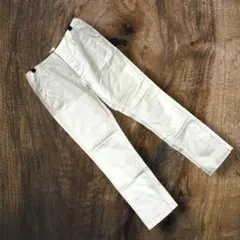 2816　RED SEAM　ホワイト　チノパン　コットン　レディース　【34】