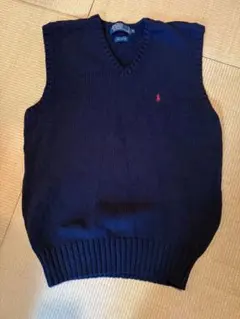 Polo by Ralph Lauren ネイビー ベスト M