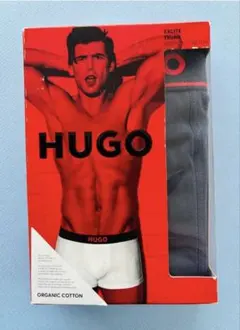 HUGO ボクサーパンツ トランクス 花柄刺繍新品　5080円　インポートL