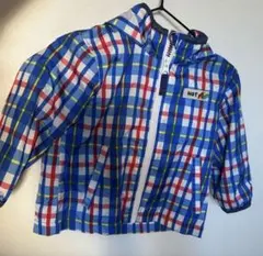 ホットビスケッツ　チェック柄 ナイロンパーカー