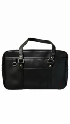 スクールバッグ　ブラック 合成皮革