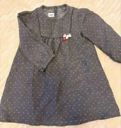 familiar 100 ドット柄 ワンピース