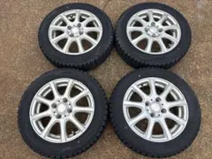 送料込みDUNLOP WM02 155/65R13 8分目 スタッドレス＆アルミ - メルカリ