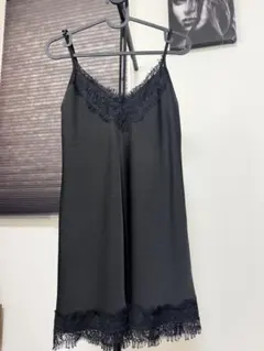 Plage 2025 vintage satin キャミソール ブラック - メルカリ