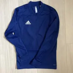 adidas ネイビー 長袖 シャツ XSサイズ