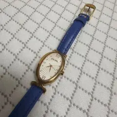 Folli Follie 腕時計 ゴールド ブルー※電池切れてますのサムネイル