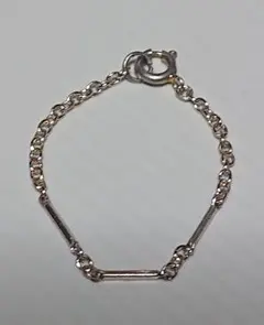 シルバー系ワンポイント アクセサリー 内径約30mm (匿名配送)