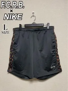美品 希少 NIKE × FCRB.レオパード ハーフパンツ セットアップ メルカリ