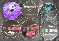 洋画 SF モンスター パニック系 6枚セット ディスクのみ レンタル落ち サメ