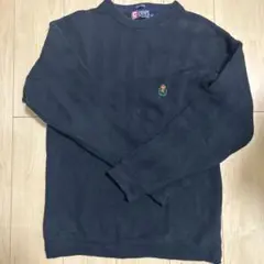【古着】CHAPS Ralph Lauren M ブラック ニット
