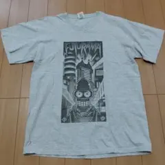 半袖 Tシャツ プリント グレー