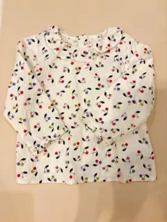 ボンポワン　チェリー柄ブラウス