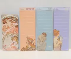 ミュシャ Mucha メモ帳 一筆箋　セット
